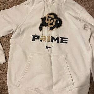 Mens Nike Colorado Buffalos Coach Prime time Hoodie Sweatshirt Size large